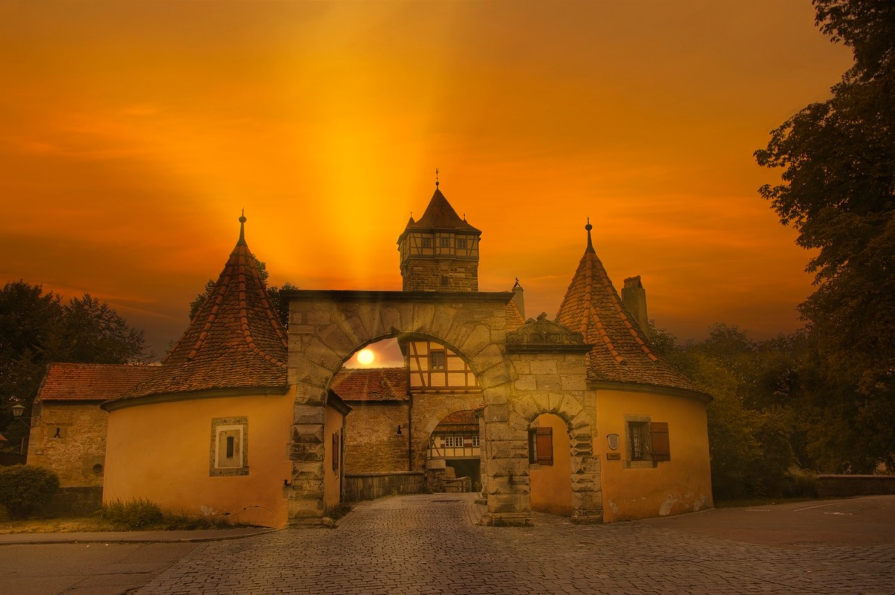Rothenburg ob der Tauber a beautiful old small town