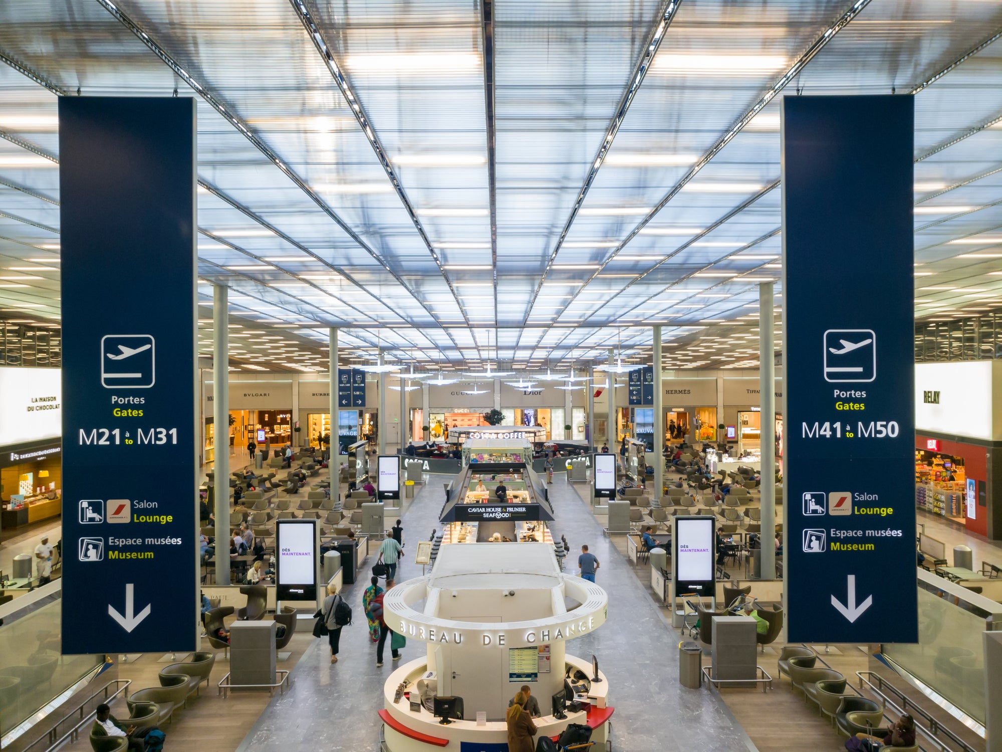 Charles de Gaulle Paris airport terminal