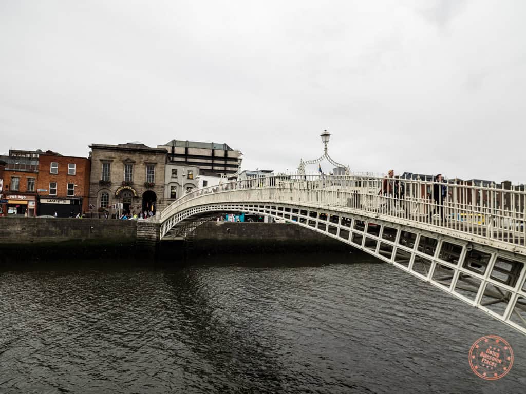 view of ha'penny bridge