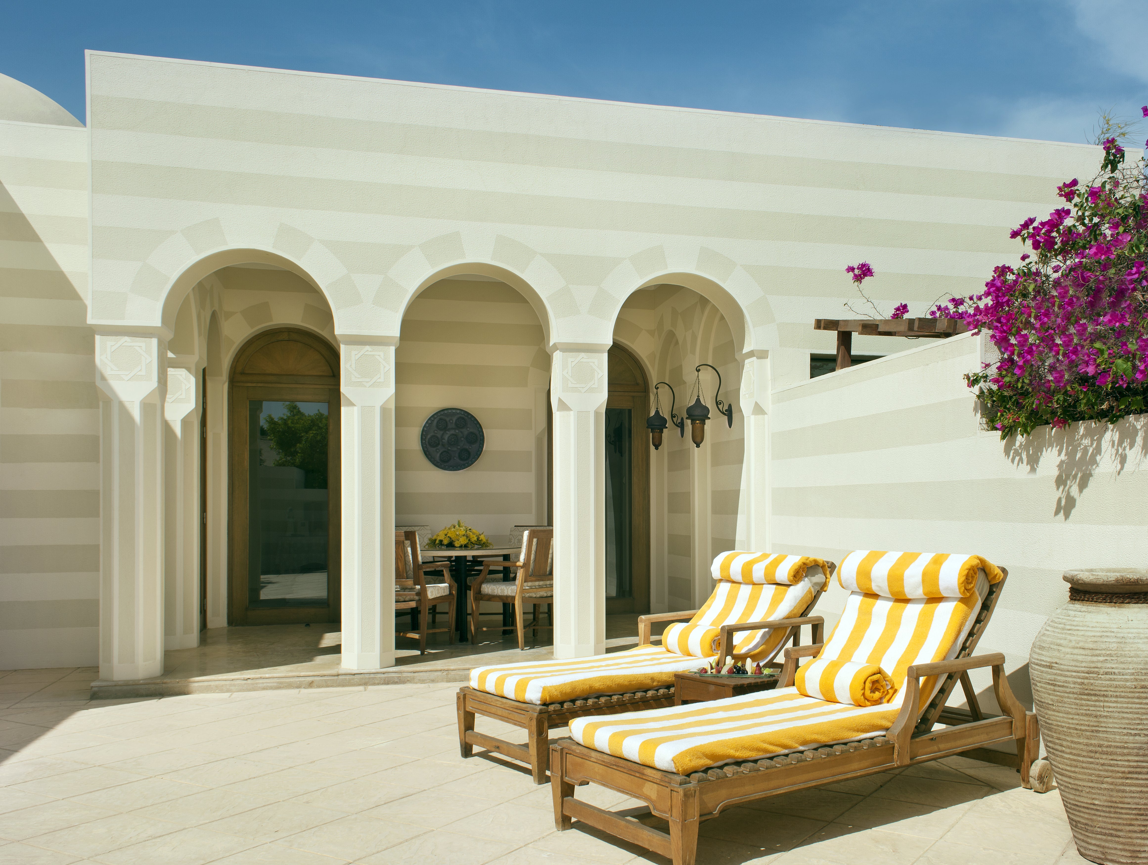 Each suite comes with a private sunspot
