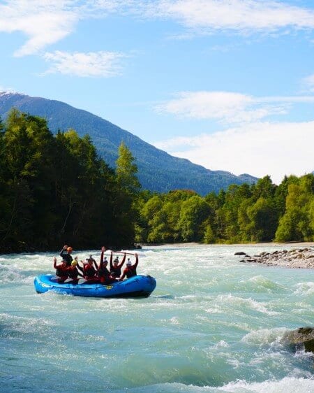 Whitewater raffing Area 47 Austria