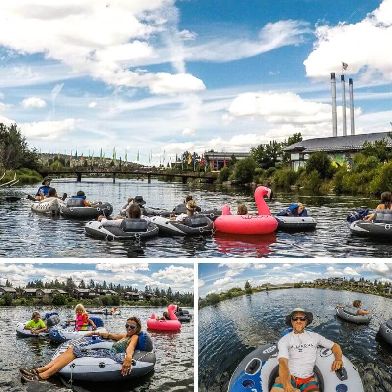 tubers on Deschutes River