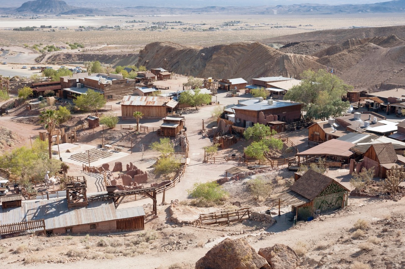 View of Calico Ghost Town, California, San Bernardino County Park
