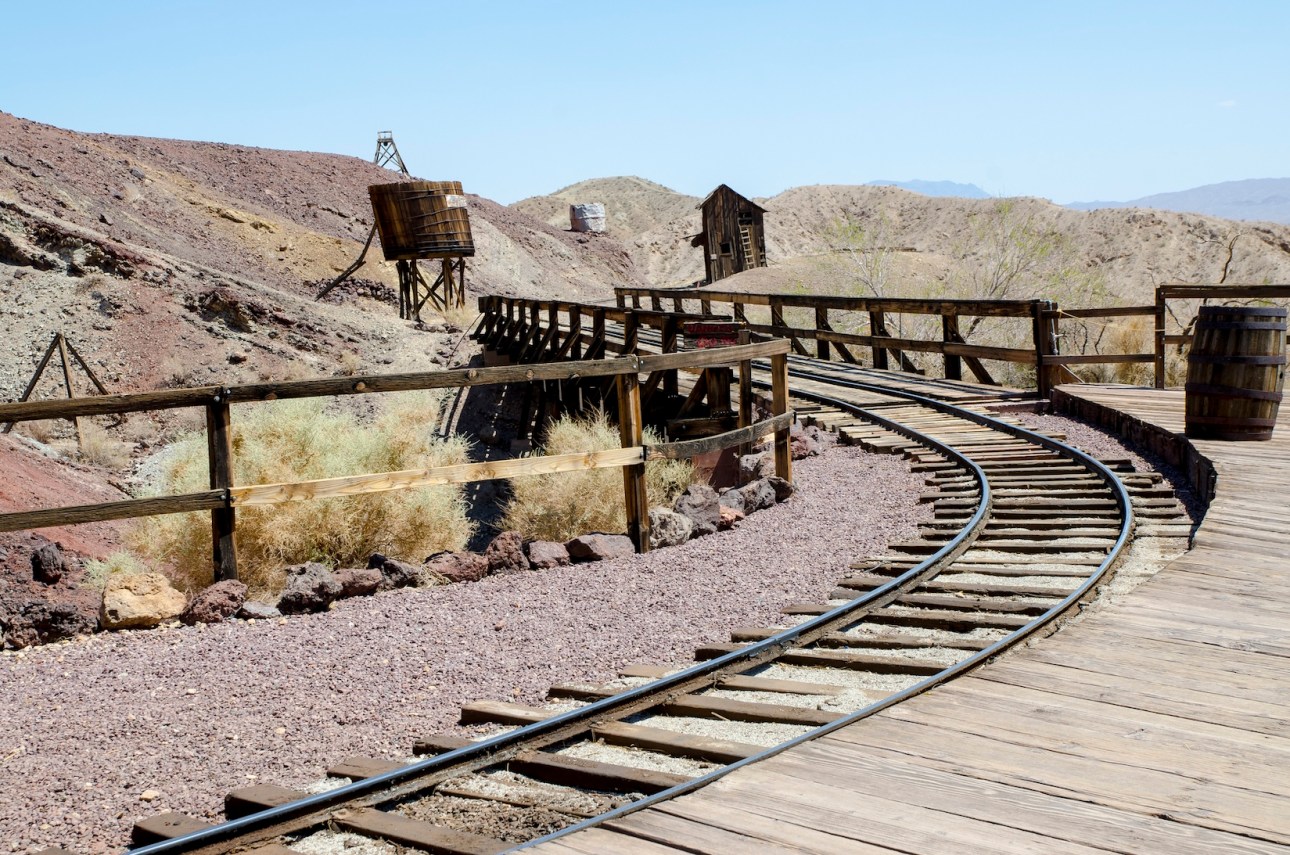 Historic Calico ghost town in California