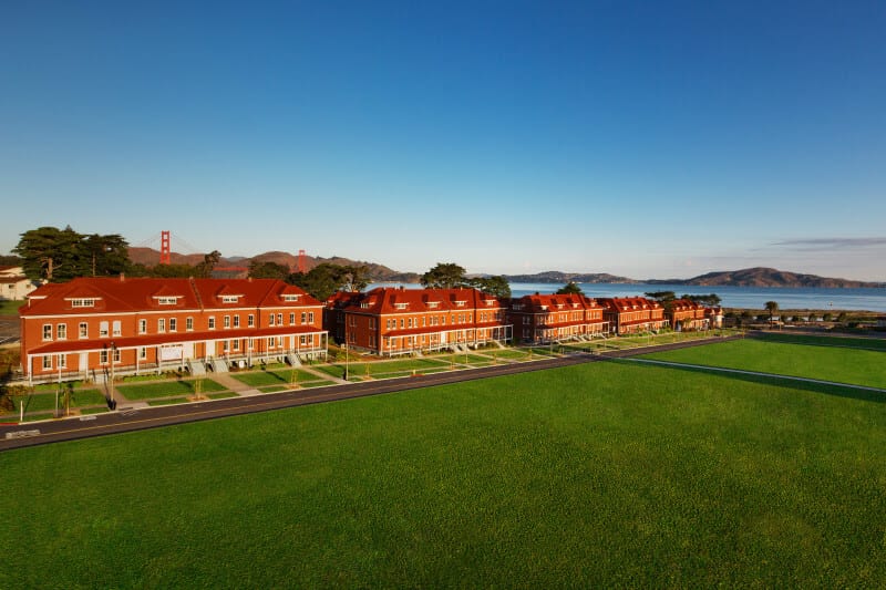 Main Parade ground of the Presidio