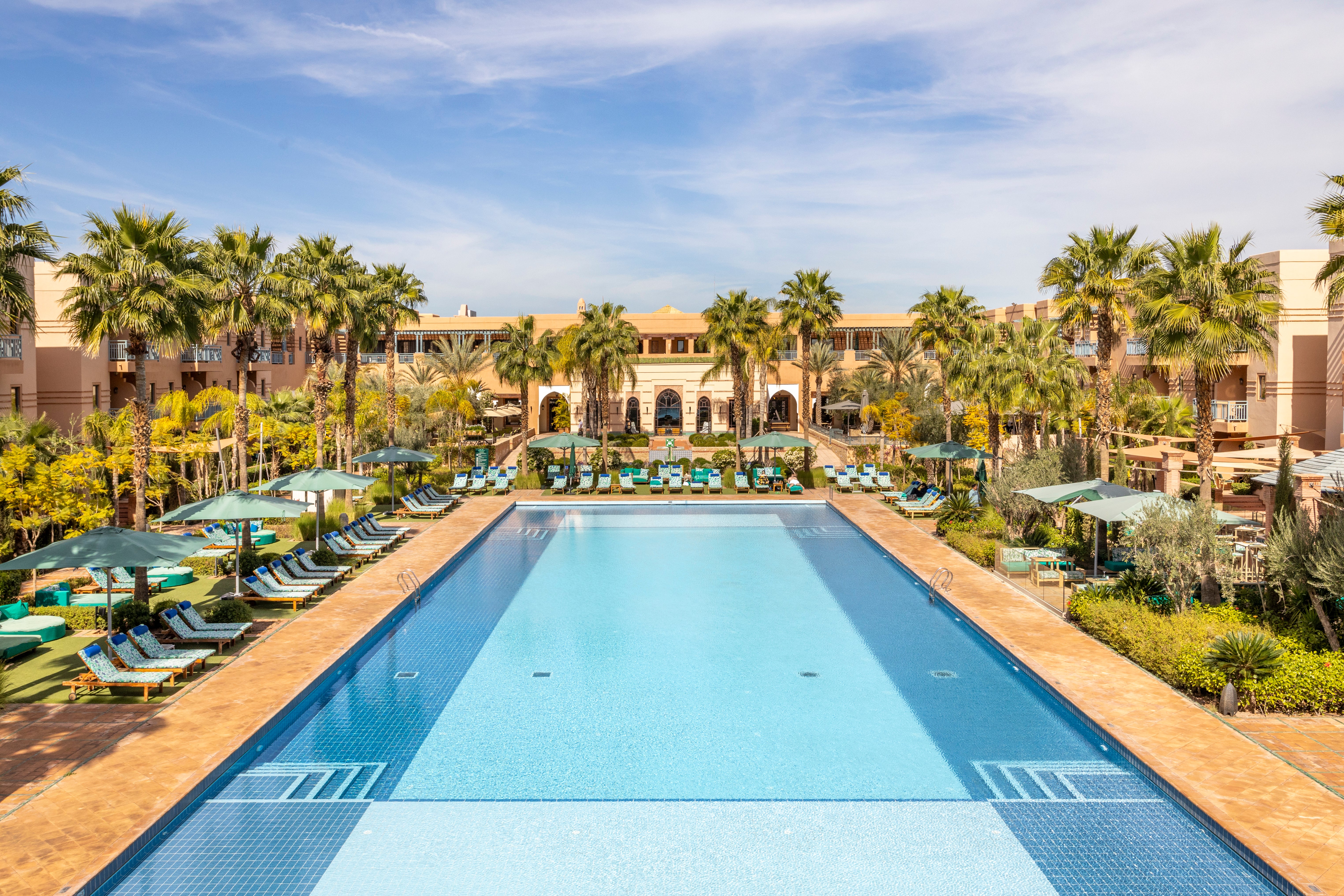 The peaceful, adults-only Jaal Riad Resort is just outside the hustle and bustle of Marrakech city centre