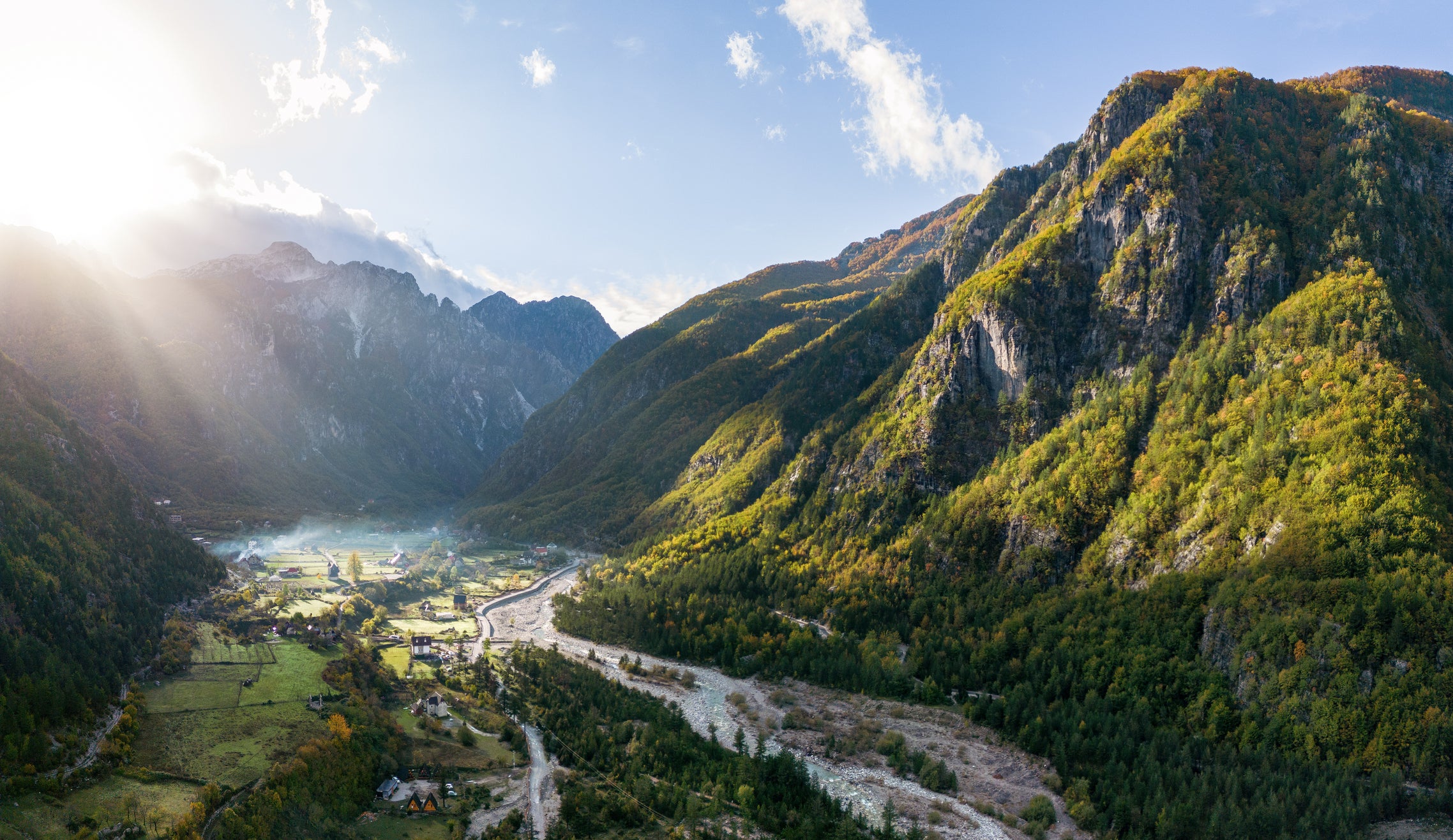 Theth National Park in the Albanian Alps