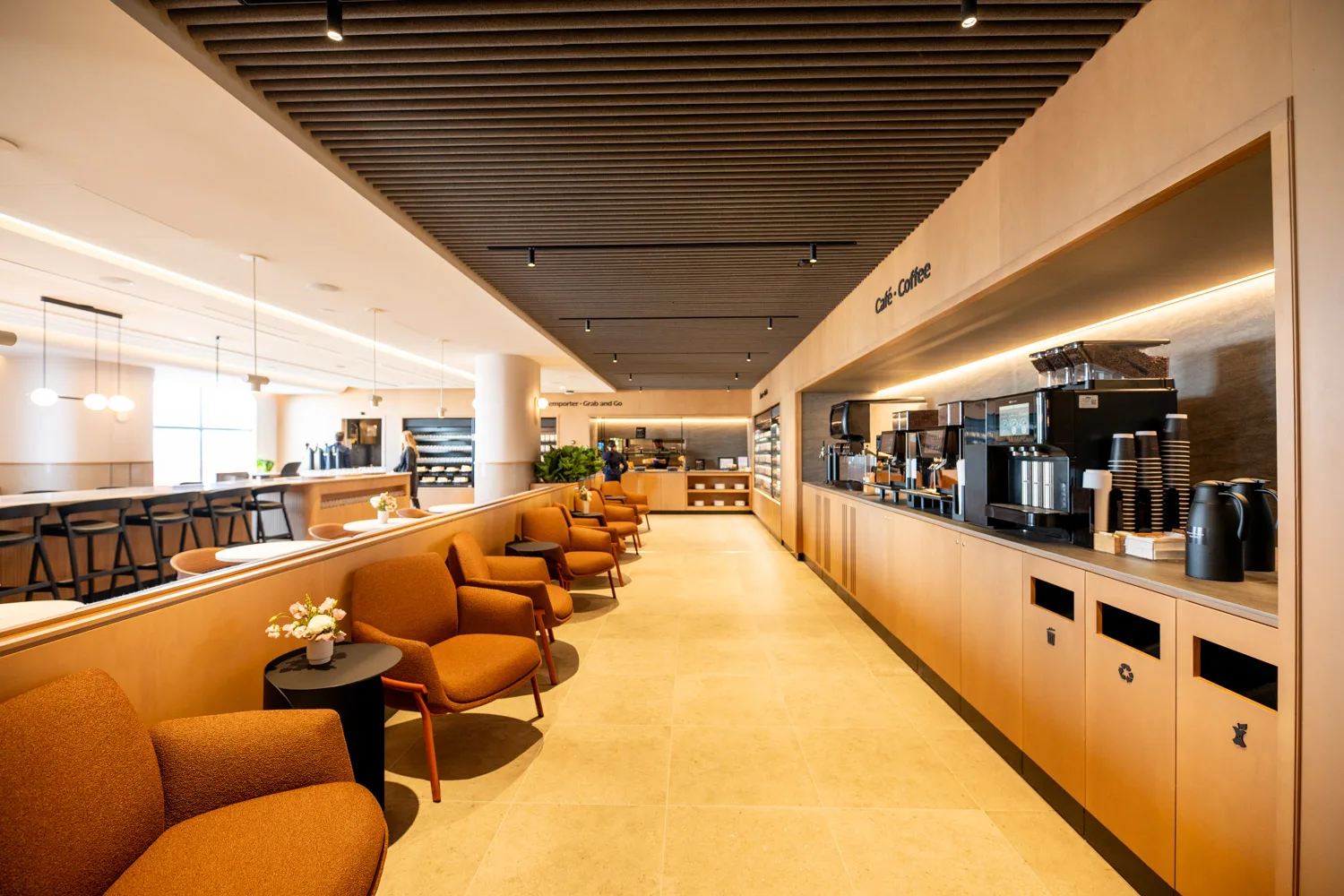 Inside the New Air Canada Café Montreal