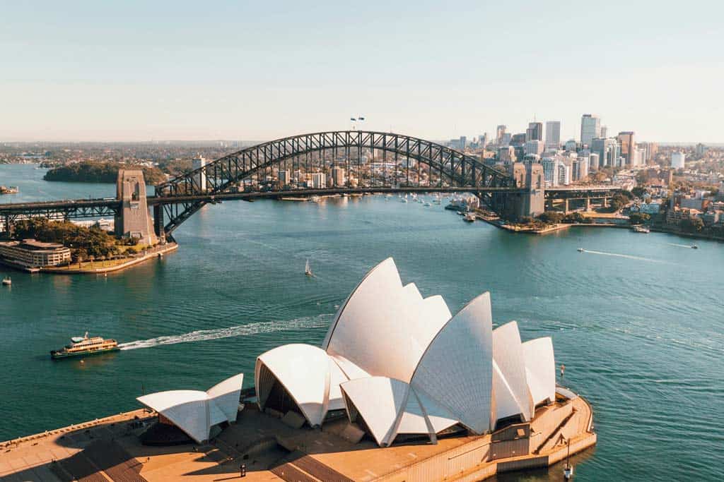 Sydney Harbour And Opera House