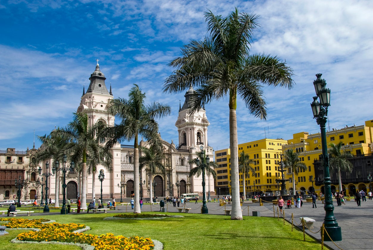 Lima became the capital when Peru declared independence in 1821
