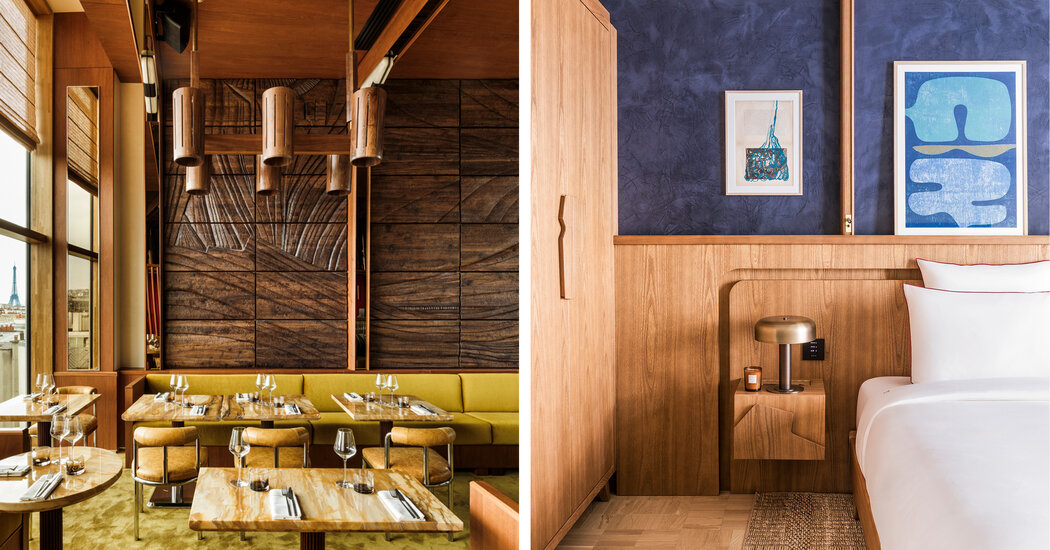 A Paris Hotel With Rooftop Views and a Rock-Climbing Wall