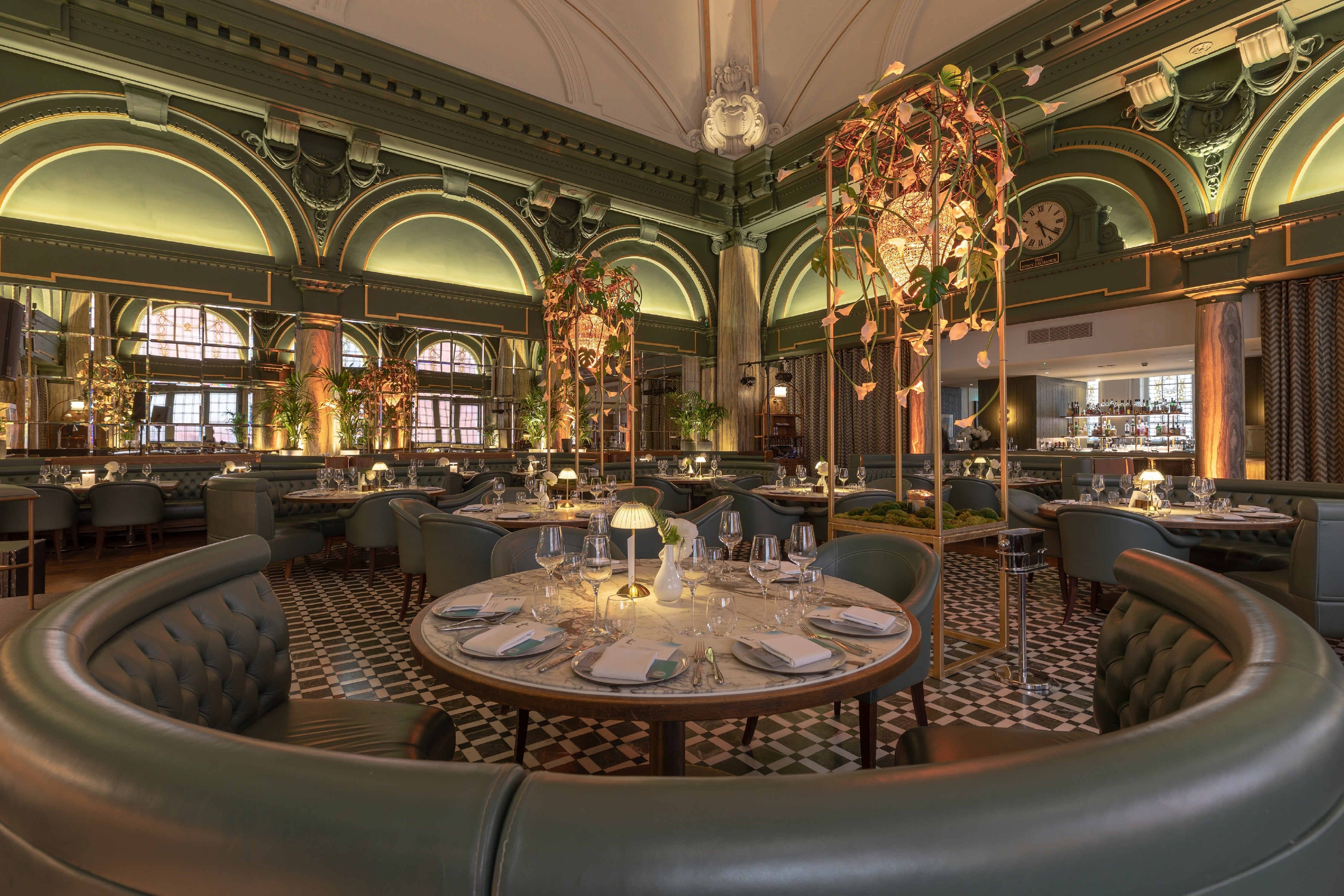 Award-winning chef Niall Keating leads the kitchen in the former trading floor dining hall