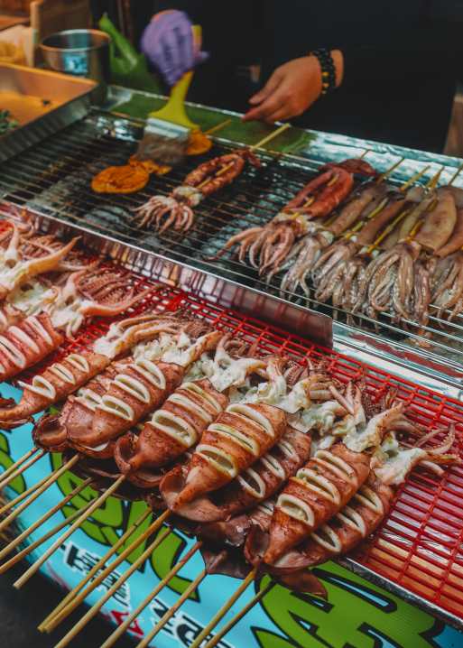 Best things to do in Taiwan squid night market food