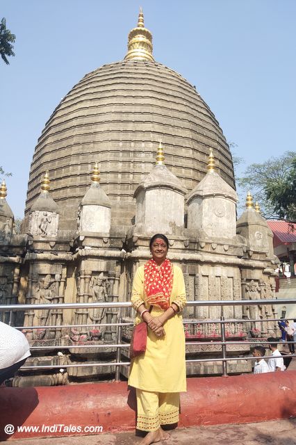 Anuradha Goyal at Kamakhya Temple Guwahati