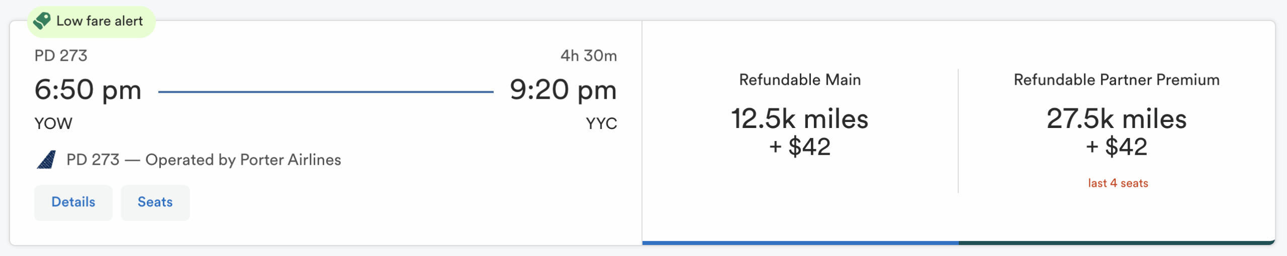 yow yyc porter as
