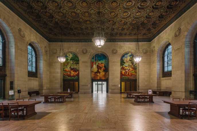 Detroit Public Library Visit