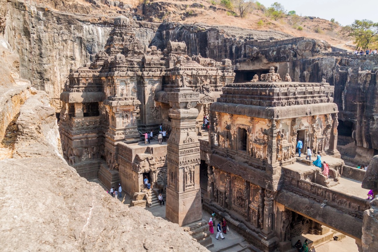 Kailasa Temple in Ellora, Maharasthra state, India