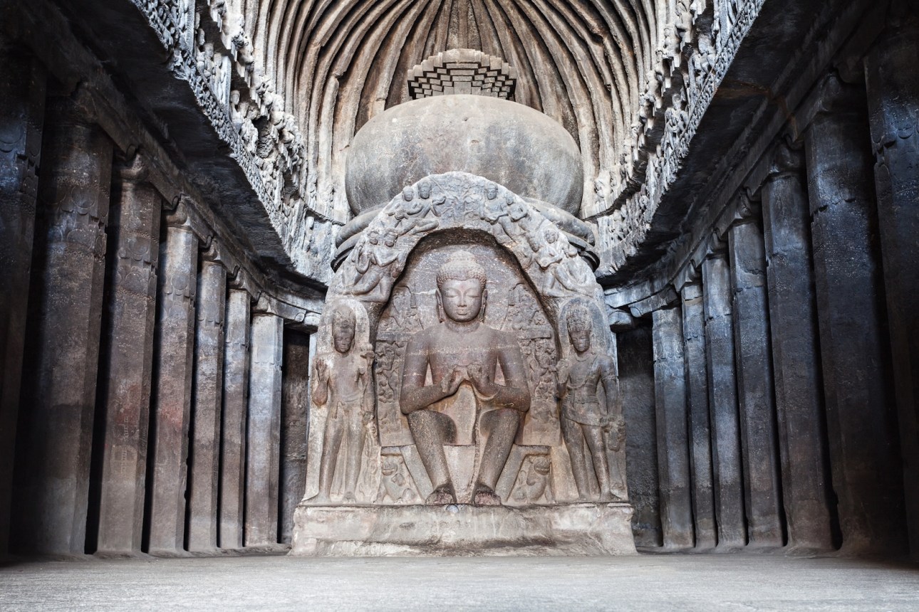 Ellora caves near Aurangabad, Maharashtra state in India