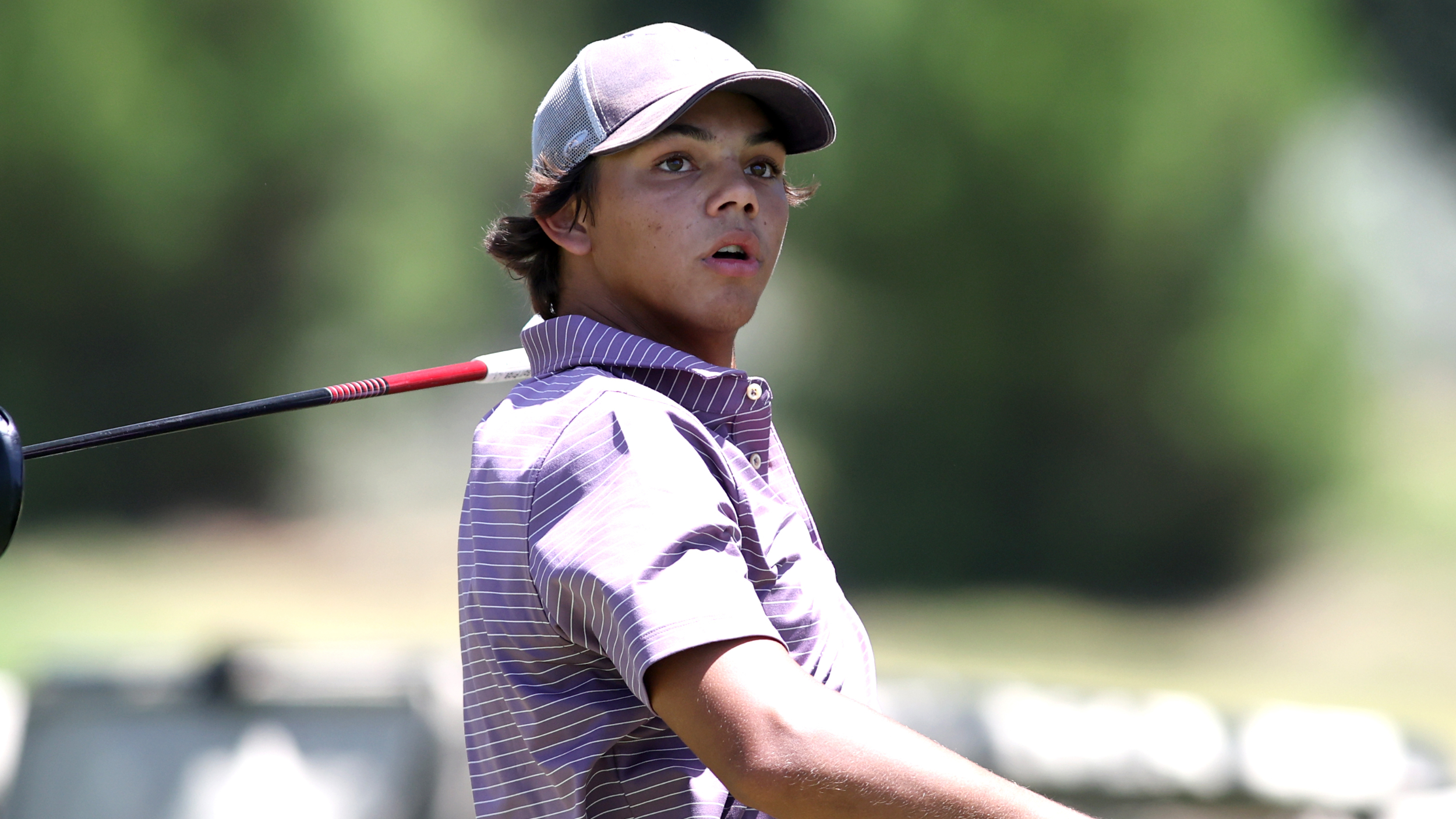 Charlie Woods at the US Junior Amateur