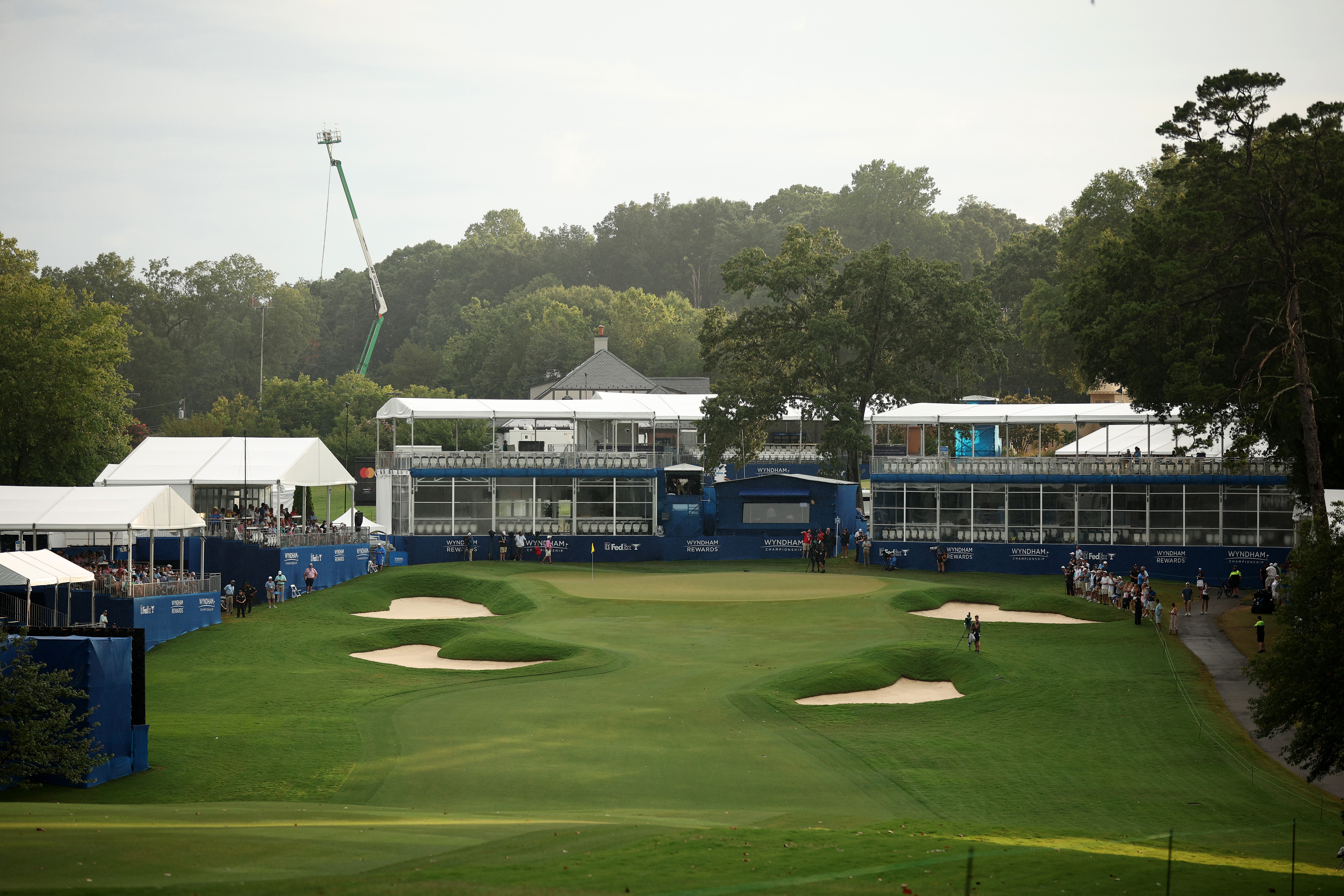 The 18th hole at Sedgefield Country Club
