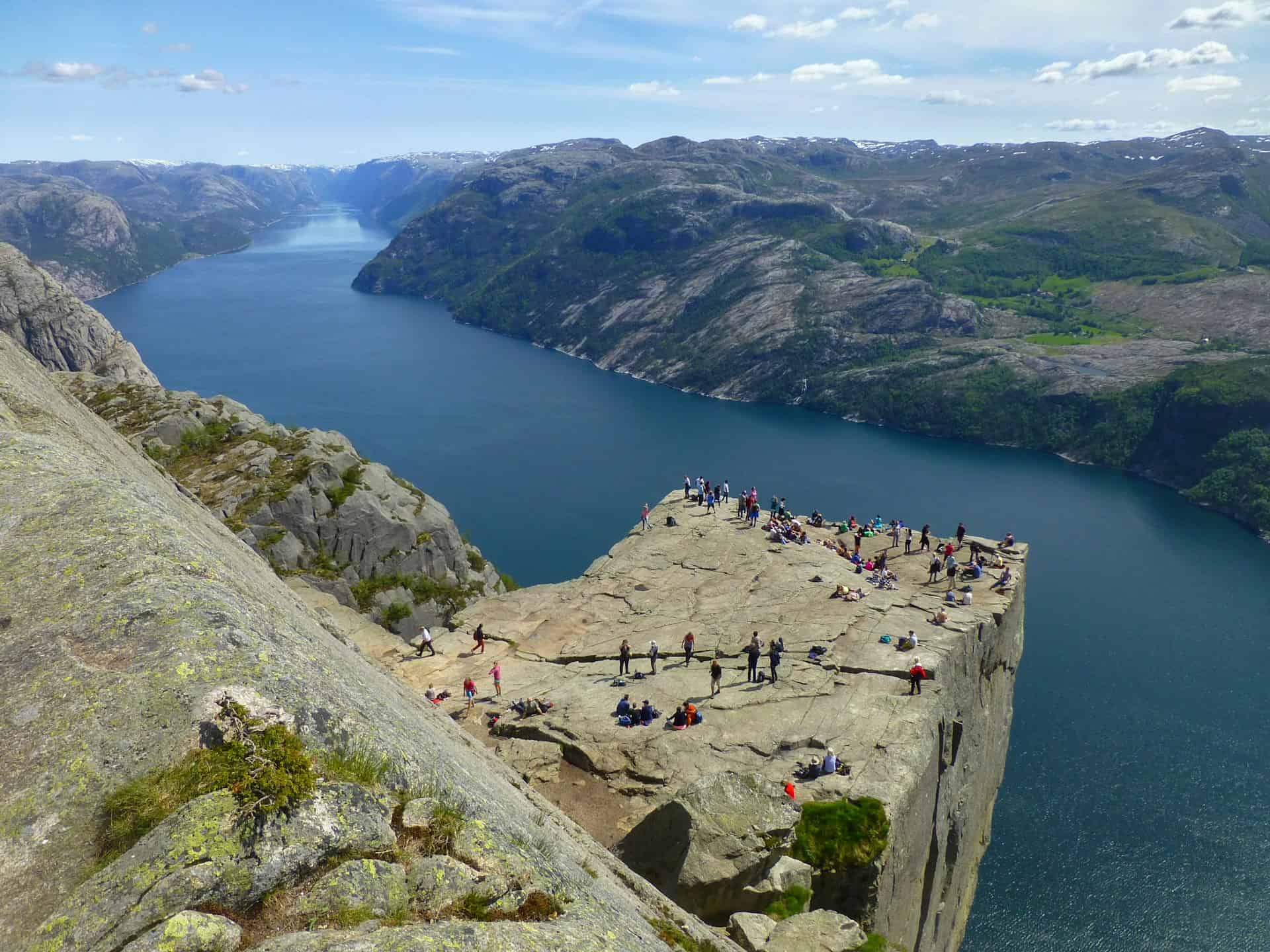 The view from Preikestolen in Norway (photo: Jordi Vich Navarro).