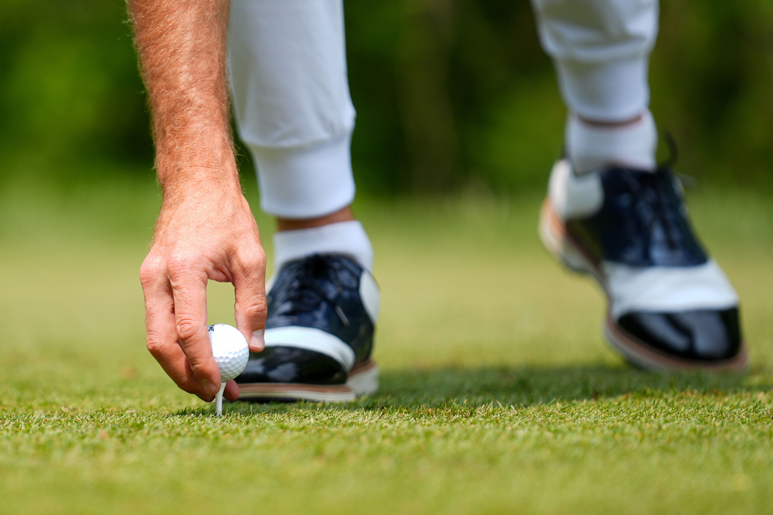 ball on tee