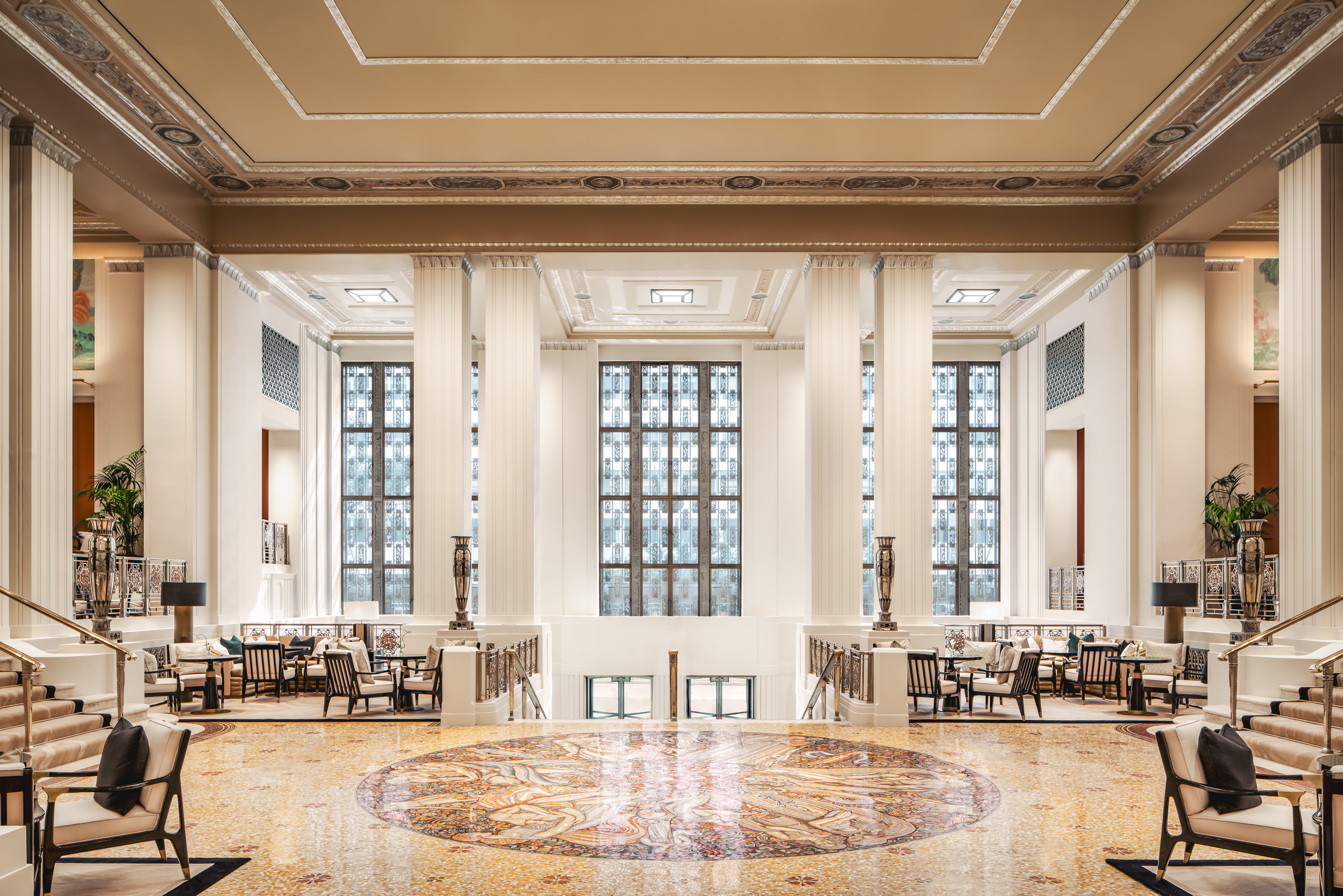 Hilton has a 100-year agreement to manage the 1.6-million-square-foot building, 62,000 square feet of which is designated as a landmark