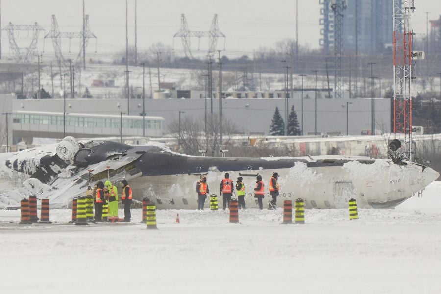 An off-duty flight attendant is suing Delta and its regional carrier, Endeavor Air, for $75 million in damages over a February flight that landed upside down.