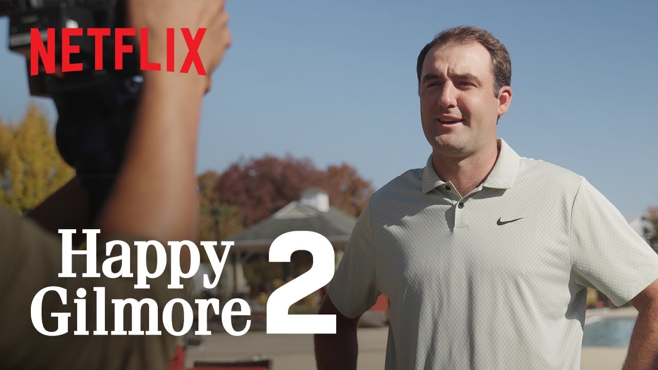 Pro Golfers Visit the Set of Happy Gilmore 2 | Netflix - YouTube