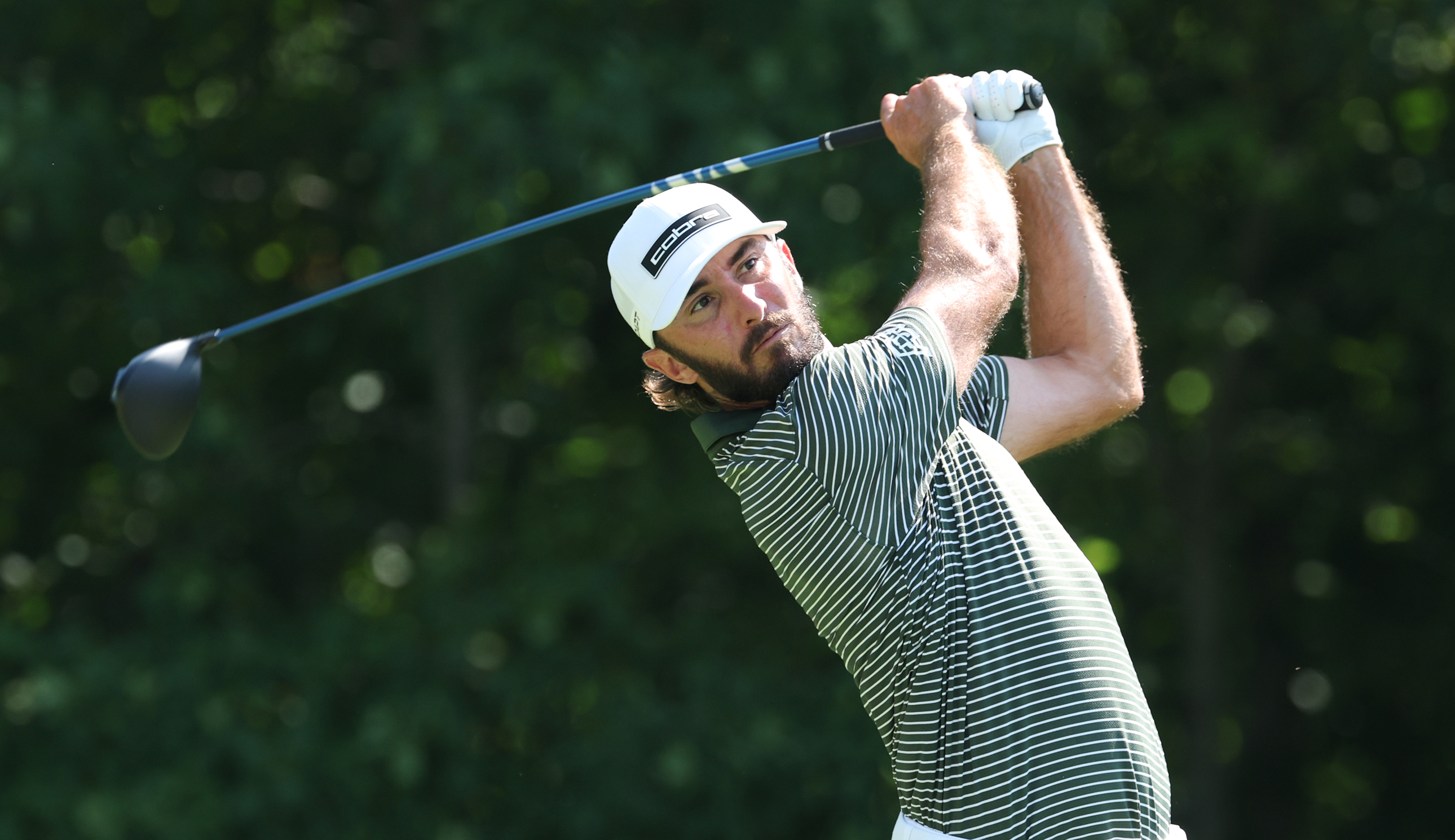 Max Homa hits a driver