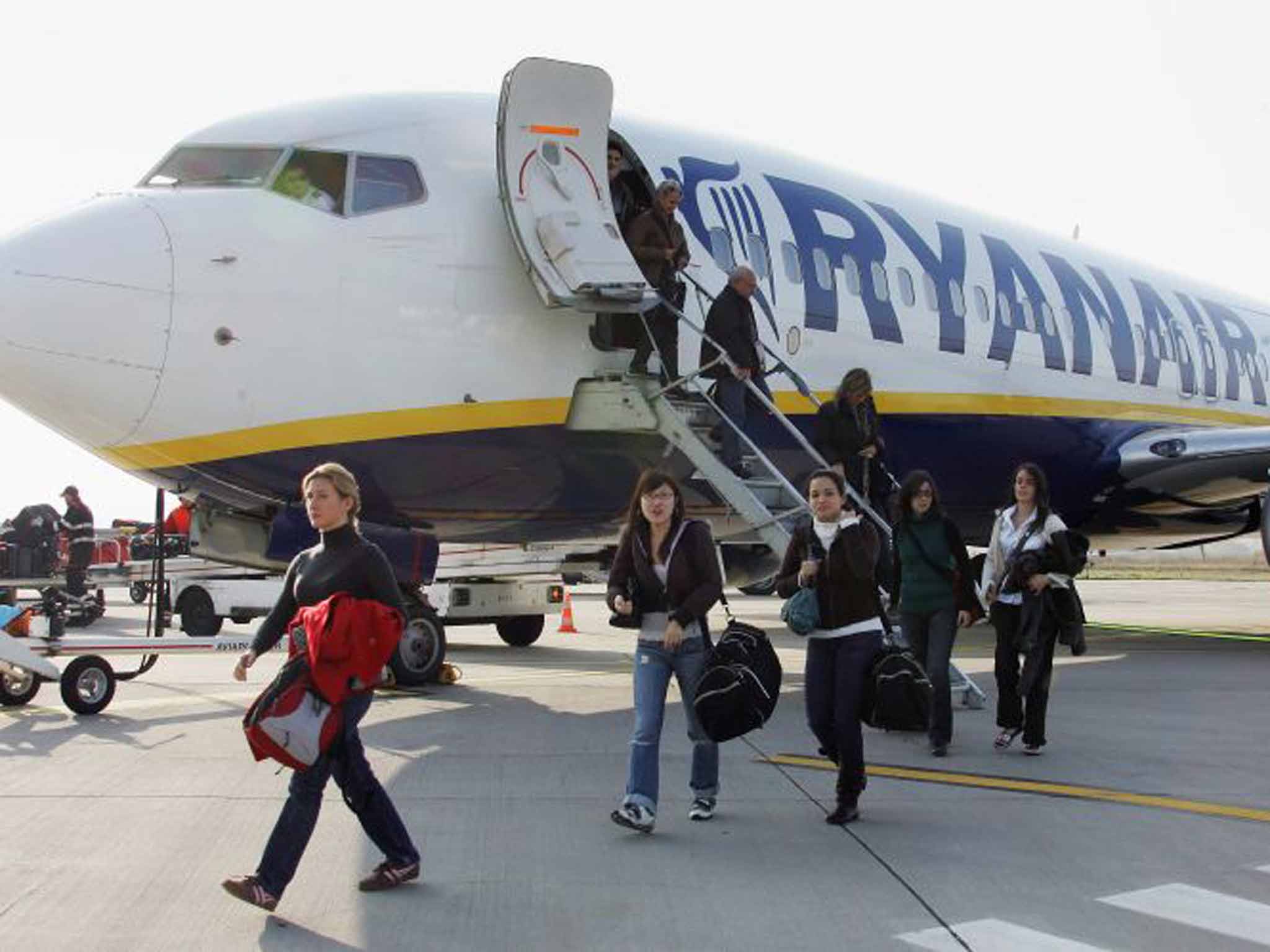 Ryanair passengers found with luggage exceeding their paid allowance fee face a charge of up to €75 (£65)