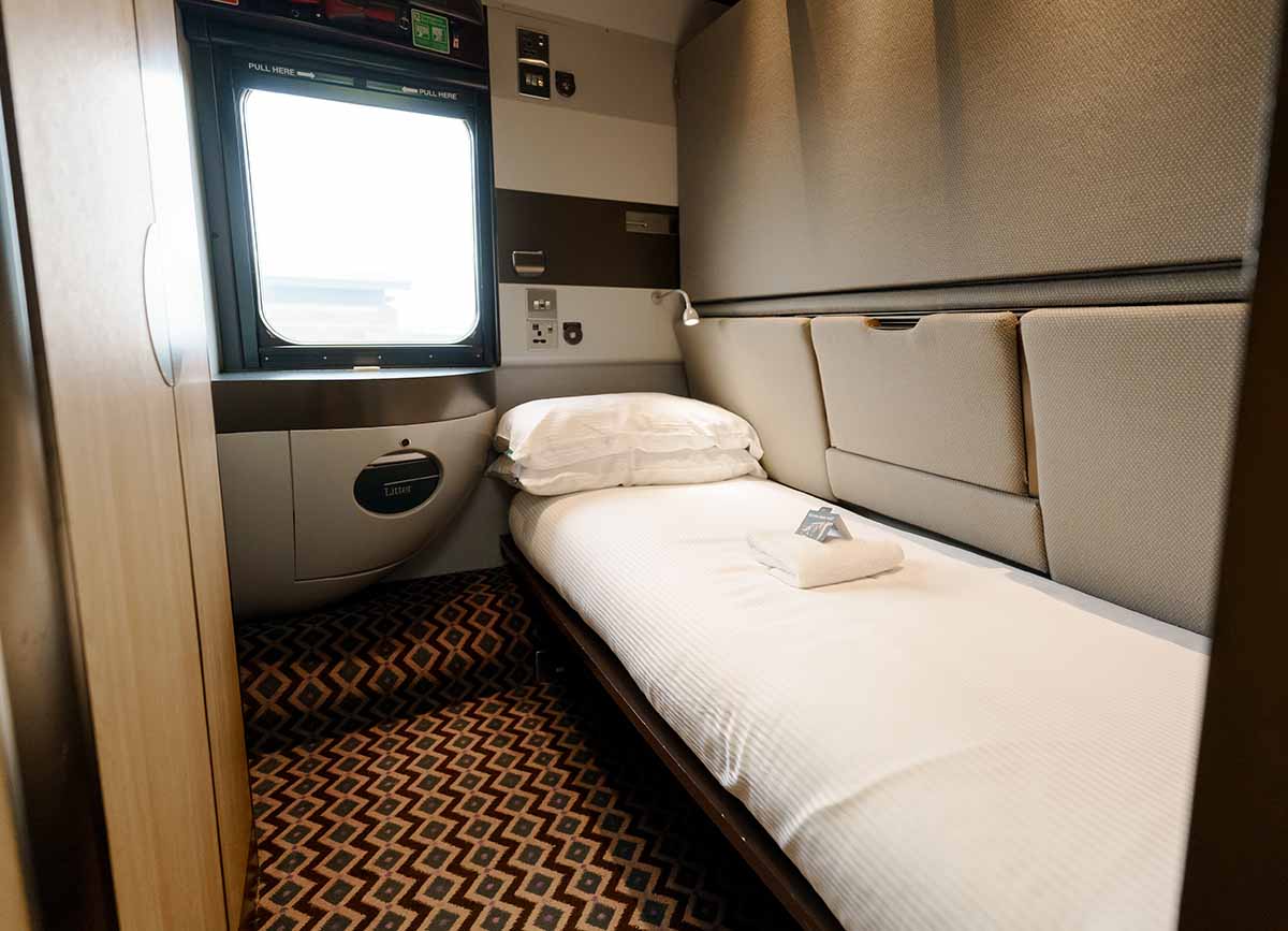 Counting sheep: GWR’s Night Riviera sleeper train with a window to watch the countryside go by