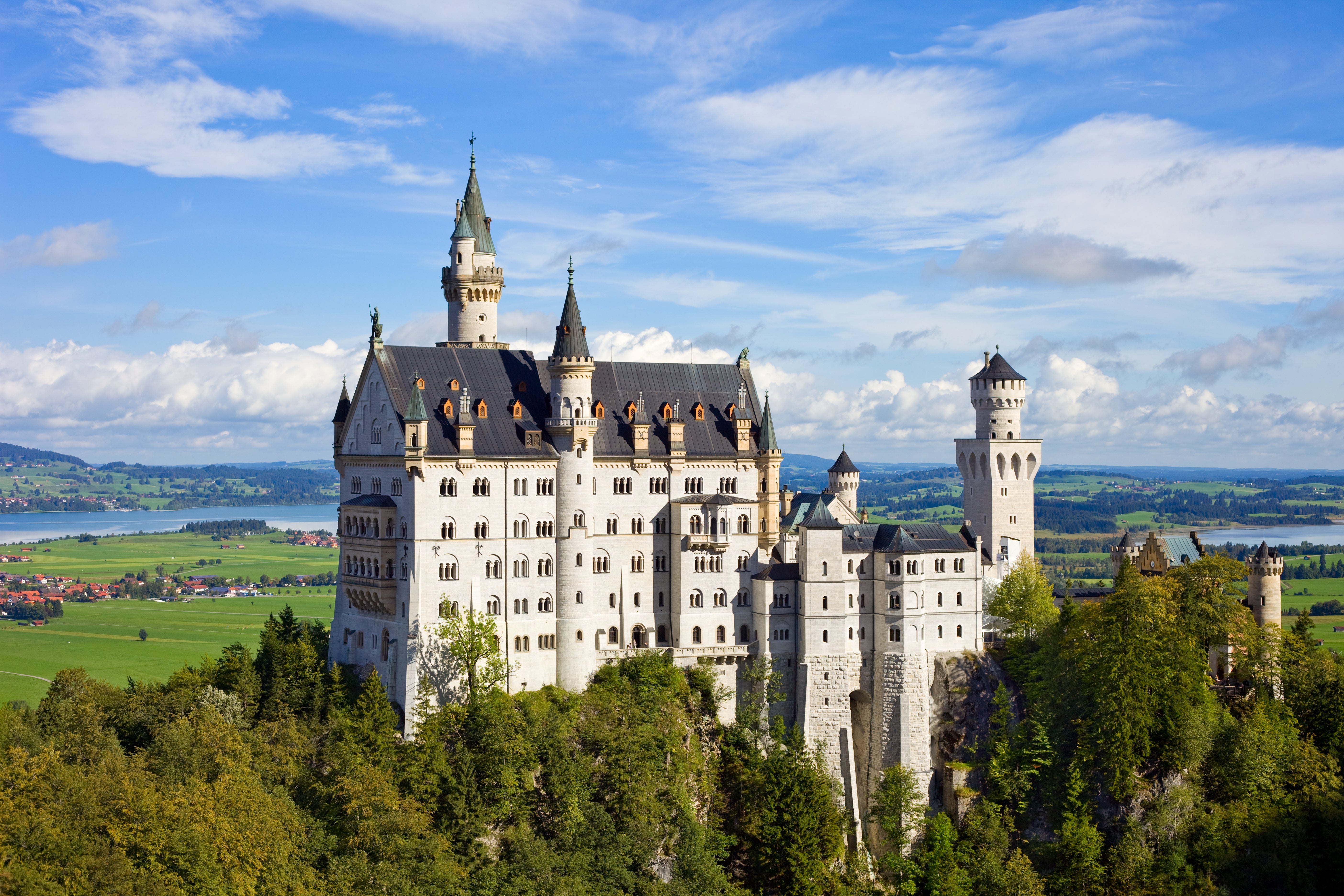 The Palaces of King Ludwig II of Bavaria were opened to the public shortly after Ludwig died in 1886