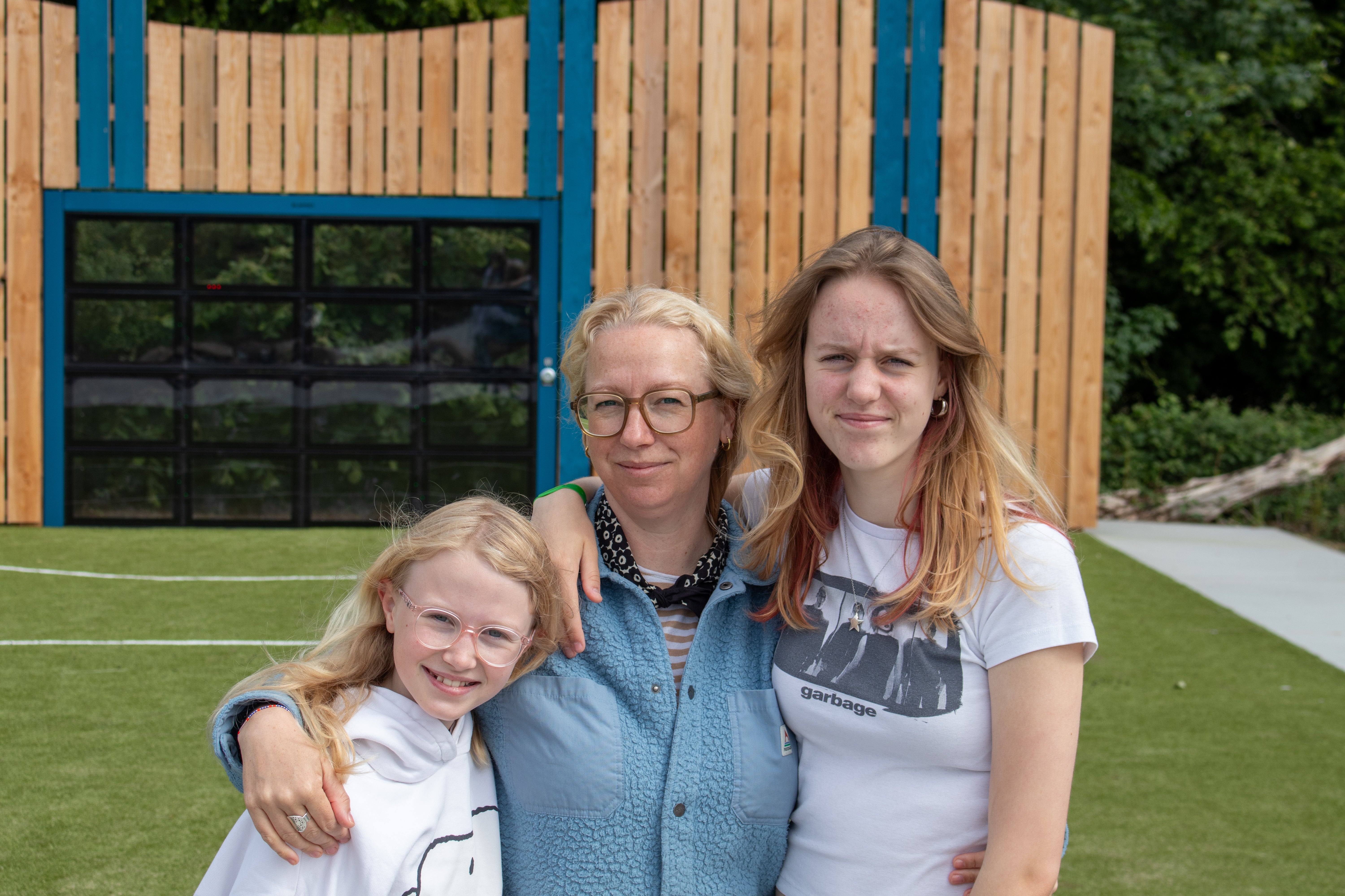 Writer Laura Hall with her two daughters aged 10 and 14 – the family explored the resorts offerings for both adults and children