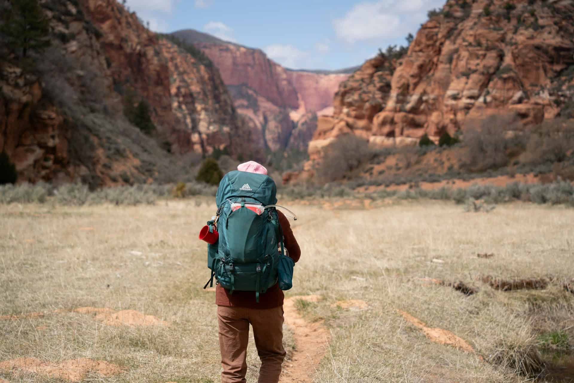 Backpacking in Zion National Park (photo by Alex Moliski).
