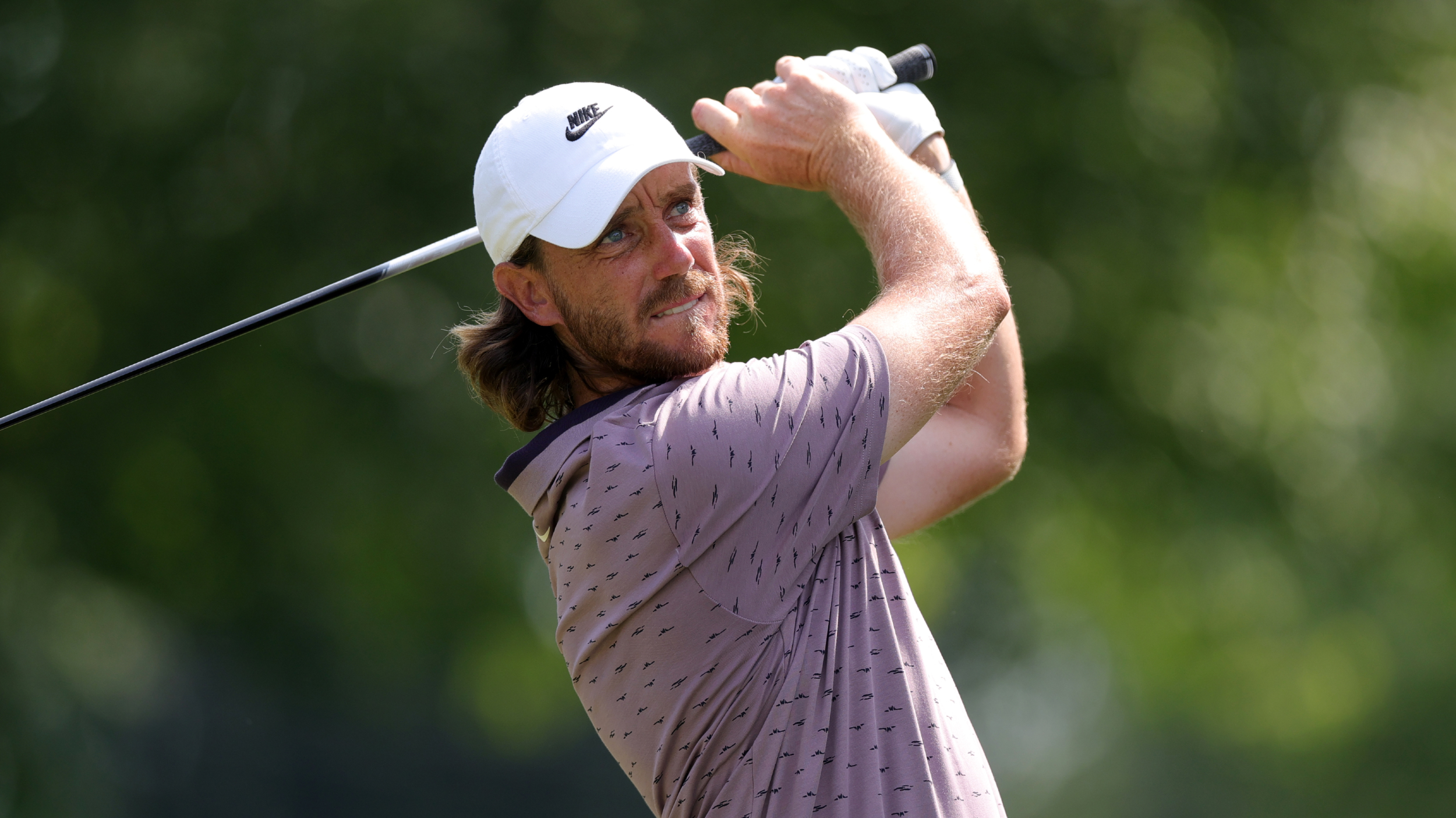 Tommy Fleetwood takes a shot at the Travelers Championship