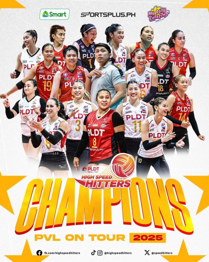 PLDT High Speed Hitters Win Their First-Ever Title at the PVL On Tour Championship