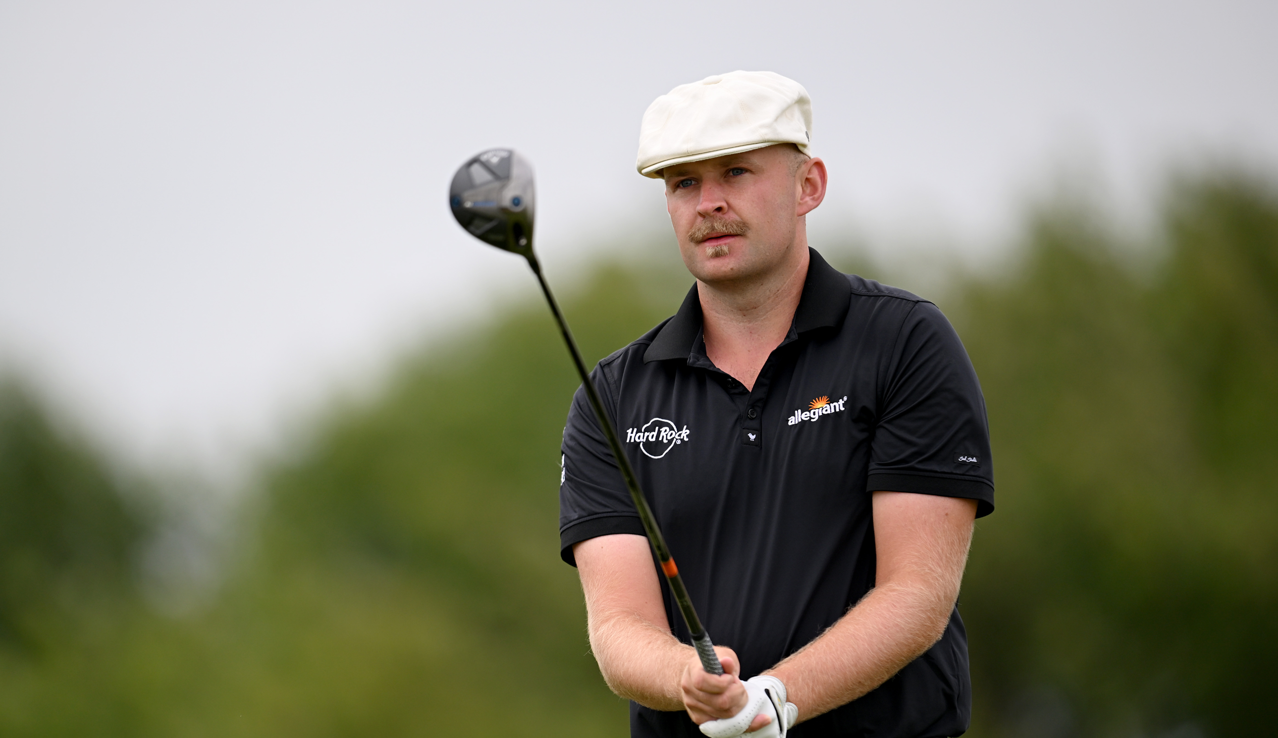 Harry Hall lines up a shot