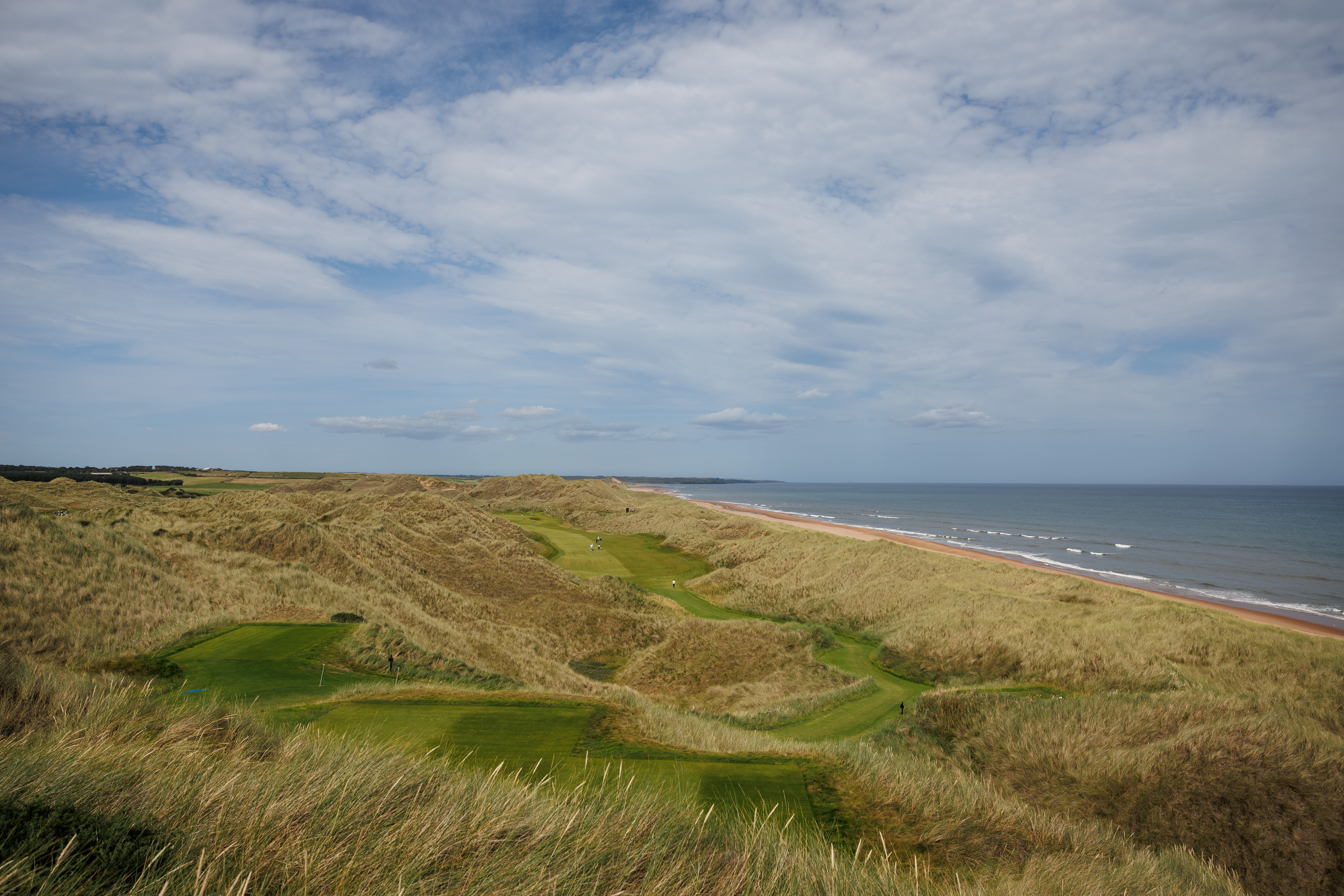 The par 5 14th at Trump International Golf Links