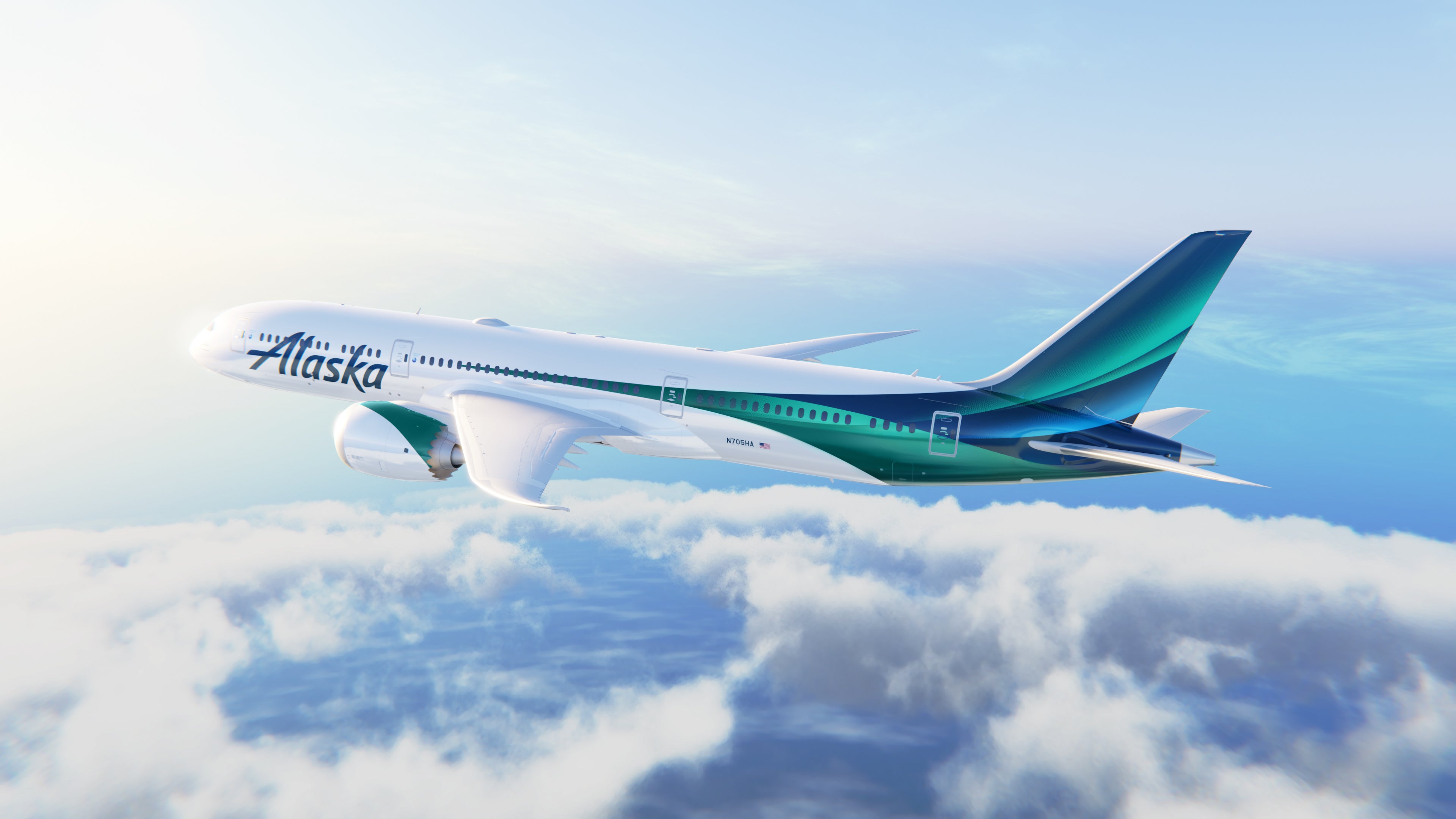 Alaska's Dreamliners feature 34 enclosed suites with fully lie-flat seats in business class