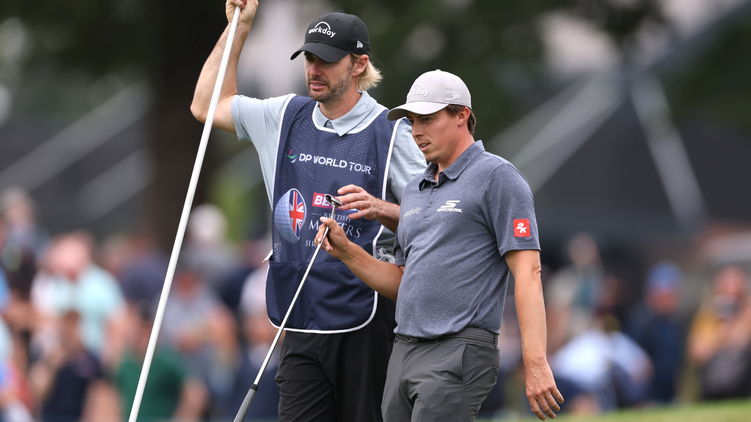 Matt Fitzpatrick during the British Masters