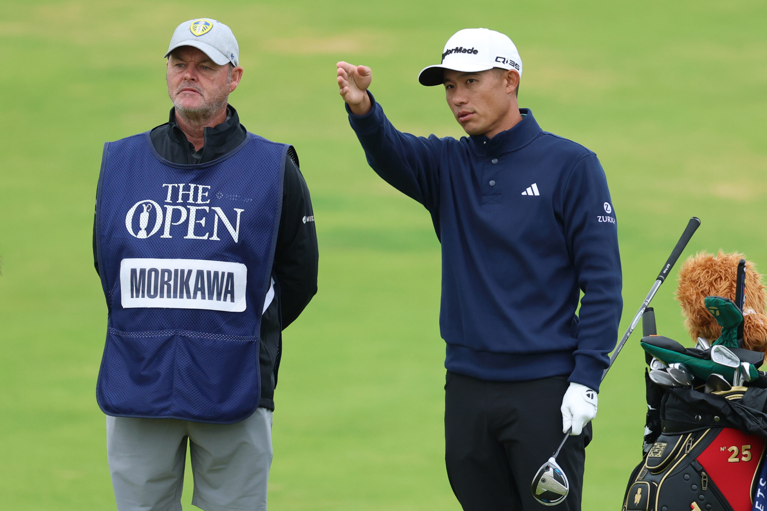 Billy Foster and Collin Morikawa talk at The Open