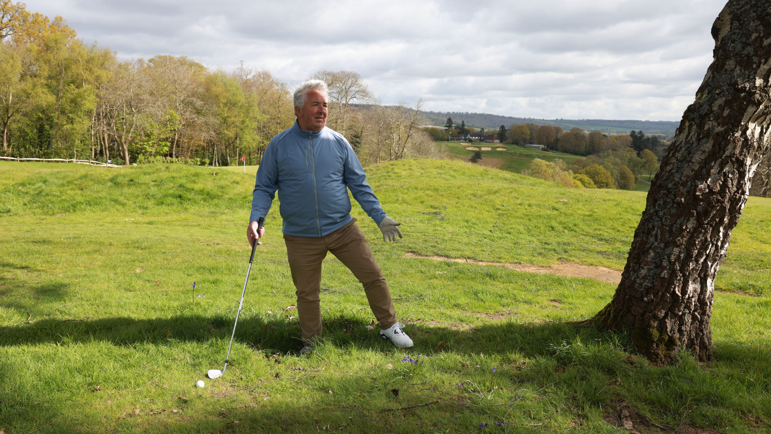 Bad lie in the rough