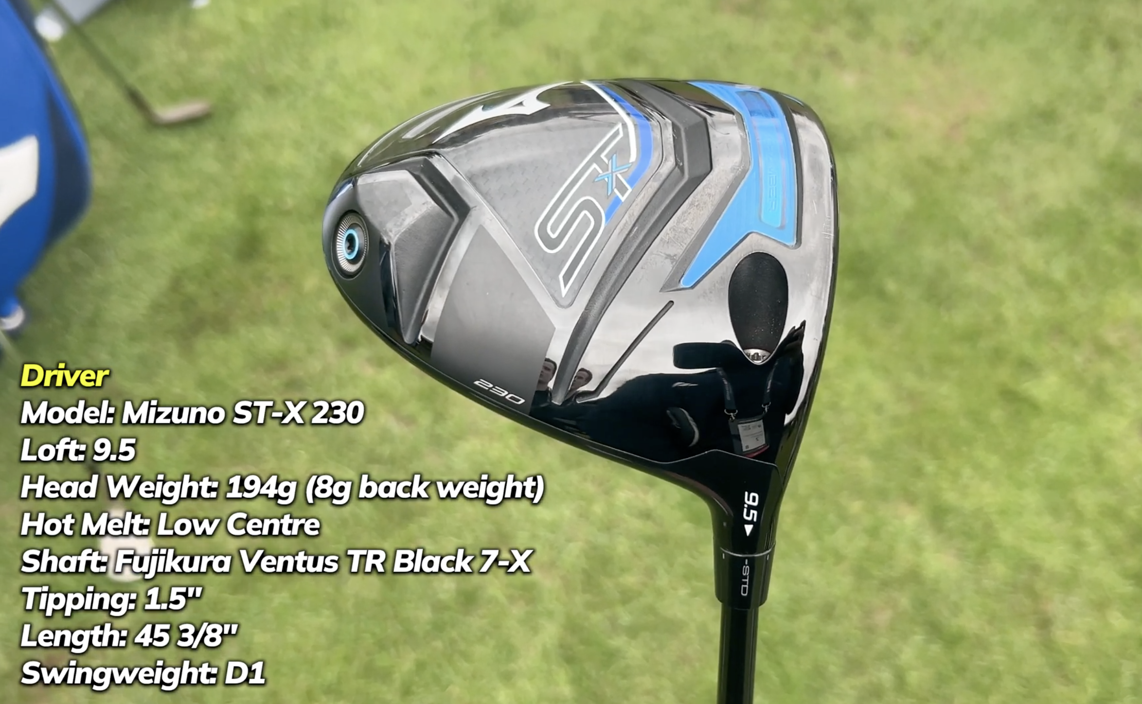 Marco Penge's Mizuno driver and his specs