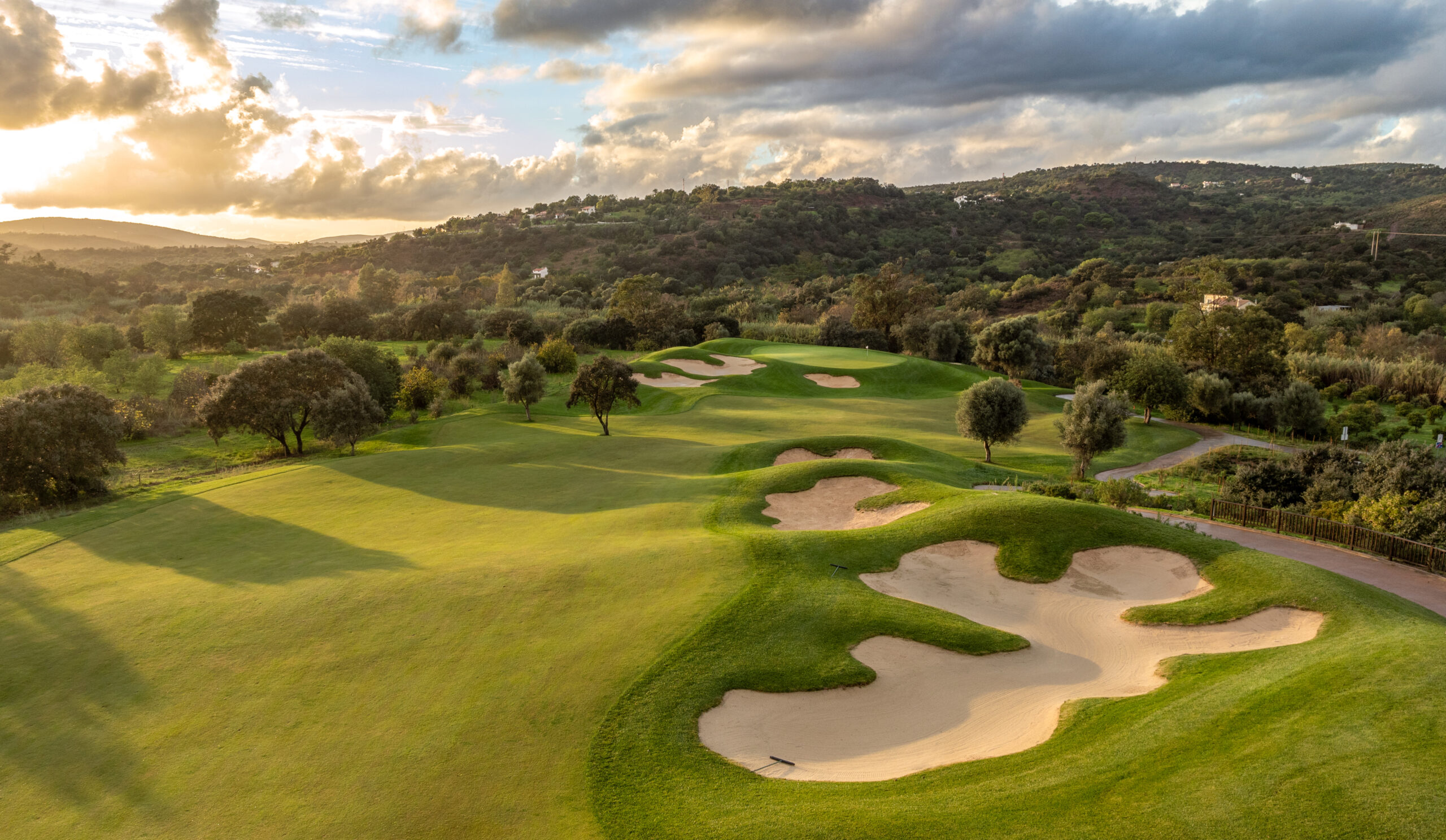 The golf course at Ombria in the Algarve