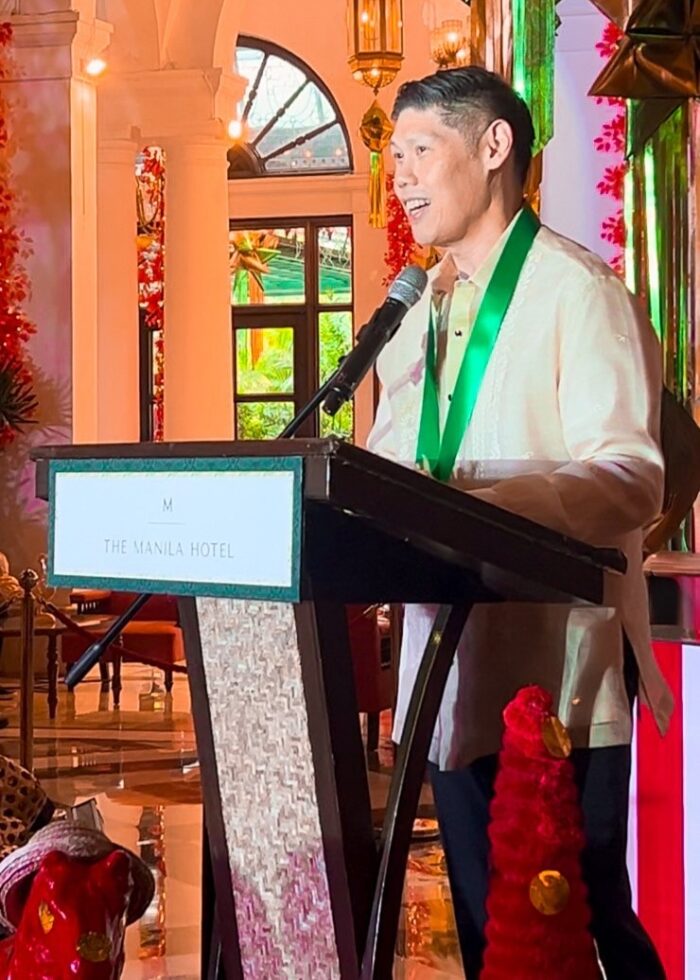 The Manila Hotel Executive Vice President Dr. Enrique Y. Yap, Jr.
