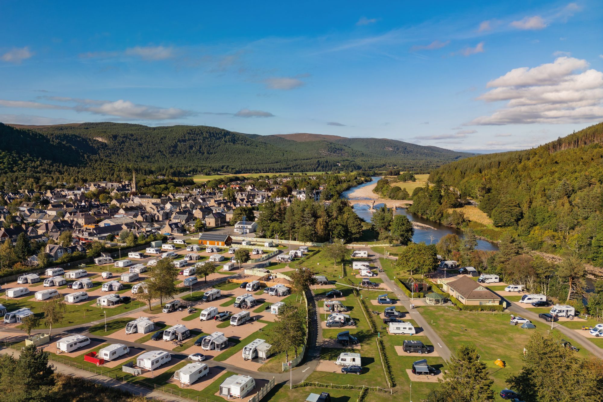 Ballater Caravan Park, AA Campsite of the Year Scotland
